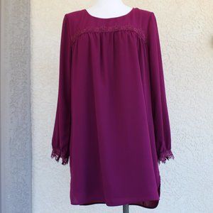 A New Day Burgundy Mini Dress